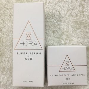 New Hora Skincare Super Serum & Overnight Mask